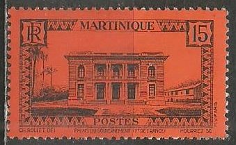 Мартиника. Императорский дворец. 1933г. Mi#131.