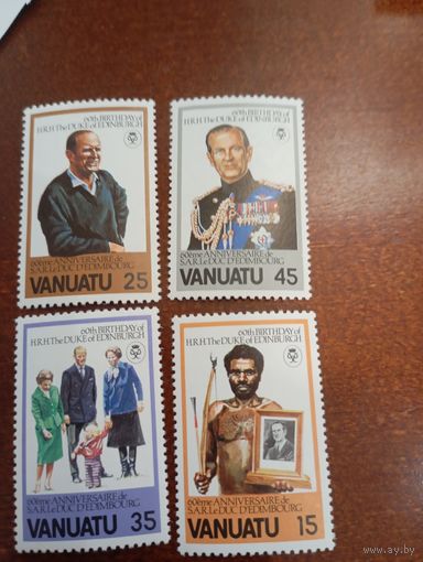 ВАНУАТУ 60 ЛЕТ ПРИНЦУ ФИЛИППУ