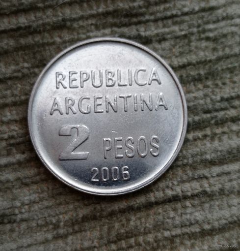 Werty71 Аргентина 2 песо 2006 Защита прав человека