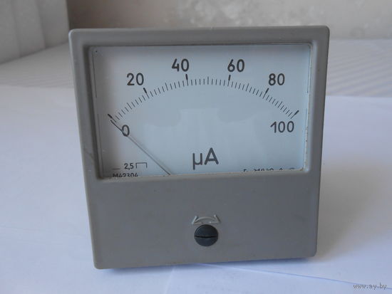 МИКРОАМПЕРМЕТР 100 микроампер - проверен