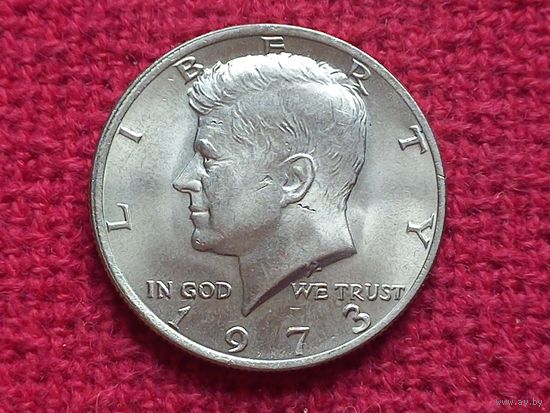 США 50 центов 1973 г. Кеннеди.