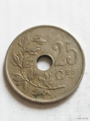 Бельгия 25 сентим 1922