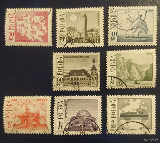 Польша 1966 наклейки 8 из 9.