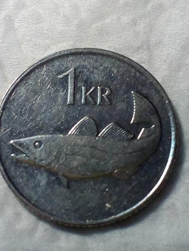 1 крона Исландия 2007 год