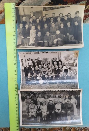 Групповые школьные фото 1950х