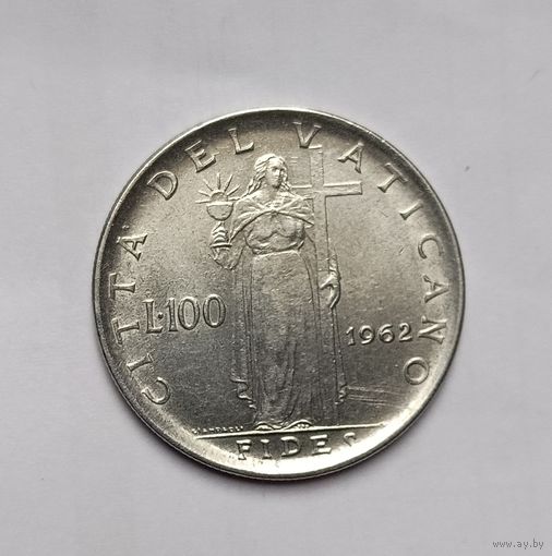 100 лир 1962 Ватикан