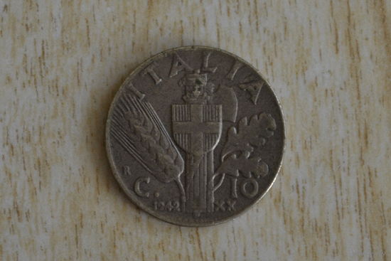 Италия 10 чентезимо 1942