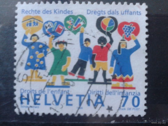 Швейцария 1999 Рисунок ребенка