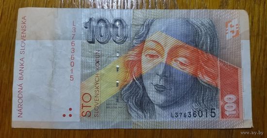 Словакия, 100 крон, 1999 г.