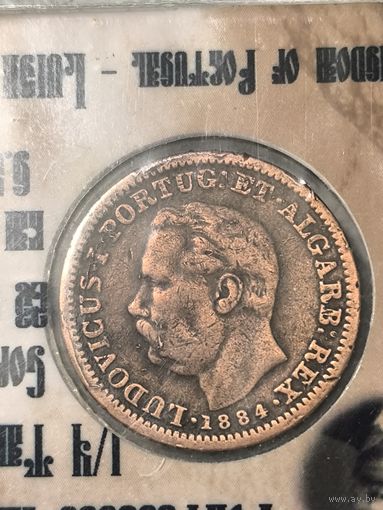 1/4 Tanga India Portugal 1884