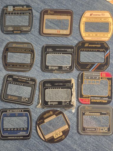 Стекломаска к часам