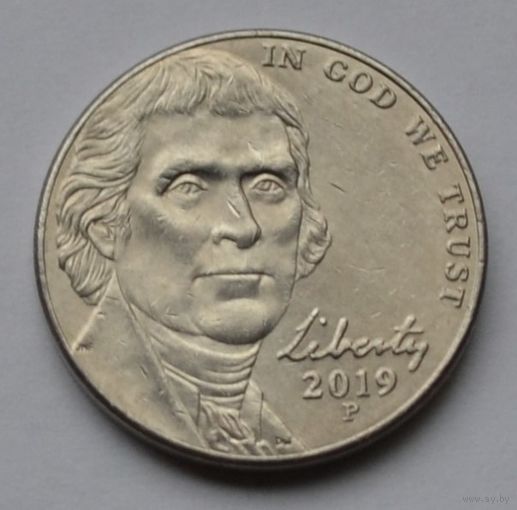 США, 5 центов 2019 г. Р