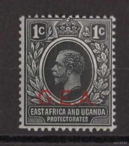 1917 Восточная Африка и Уганда** Георг V, Британская оккупация (SG 45)