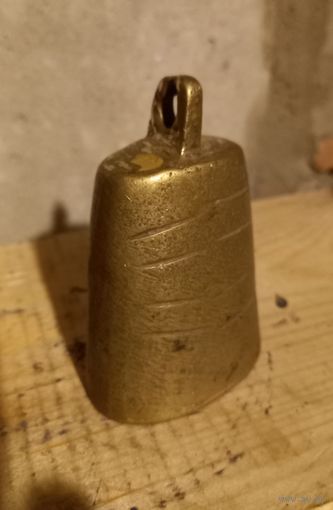 Колокольчик 19век, бронза