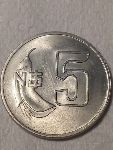 5 песо Уругвай 1980 год
