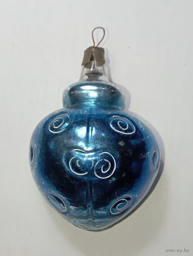 Ёлочная игрушка -  Жук , СССР