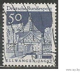 ФРГ. Замковые ворота. Эльвангер. 1966г. Mi#495.