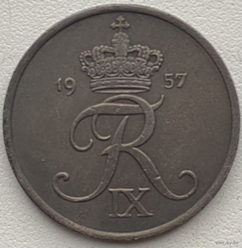 Дания 5 эре 1957 г.