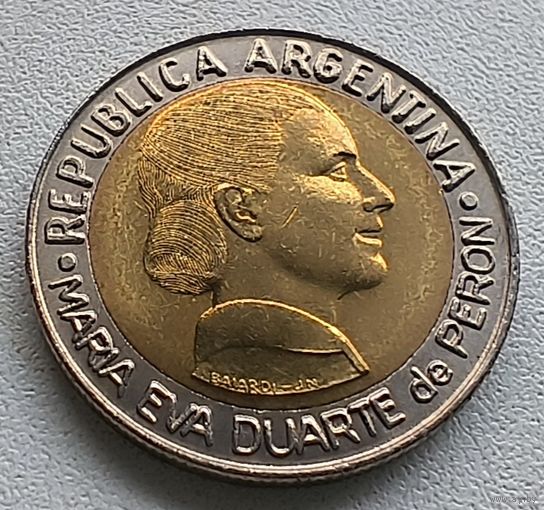 Аргентина 1 песо, 1997 50 лет правам женщин на голосование 3-13-22