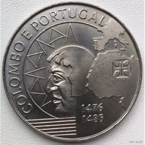 Португалия 200 эскудо, 1991 Христофор Колумб в Португалии UNC