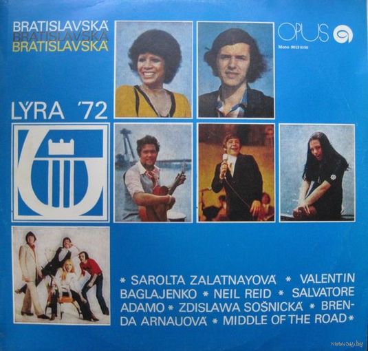 LP Various - Bratislavska Lyra 1972