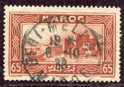 Марокко. Французский протекторат. Цитадель Касба Удая. Рабат. 65с 2