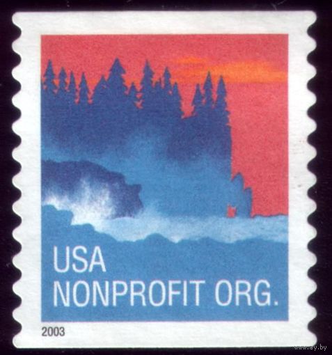 1 марка 2003 год США Туман 3735