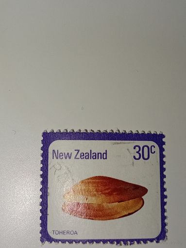 Новая Зеландия 1978. Морские ракушки