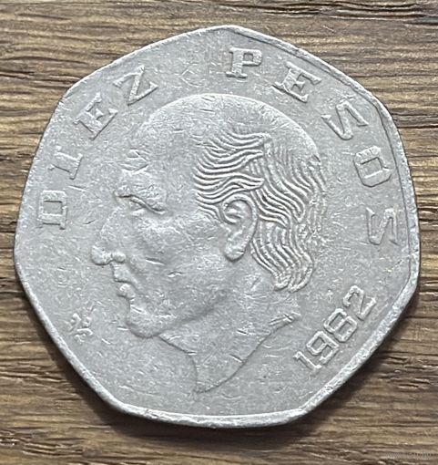10 Песо Мексика 1982г.