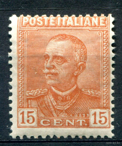 Италия (Королевство) - 1928/29г. - король Виктор Эммануил III, 15 с - 1 марка - MH [Mi 282]. #1-It-24-B-1