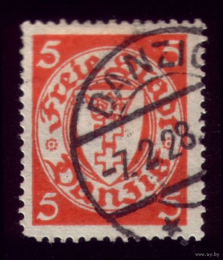 1 марка 1924 год Данциг 193