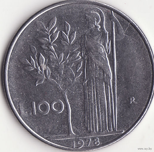 100 лир 1978 год