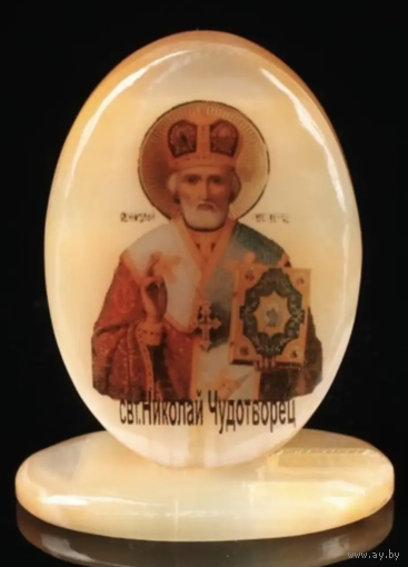 Икона Николай Чудотворец Селенит