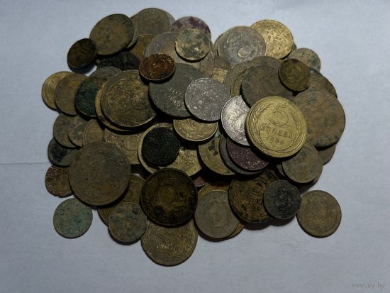 100 монет СССР до 1957 г.
