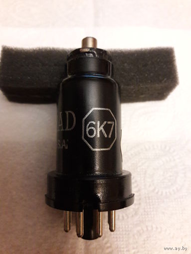 Пентод 6K7 "KEN-RAD" USA, новая, из ЗИП ленд-лизовских времен