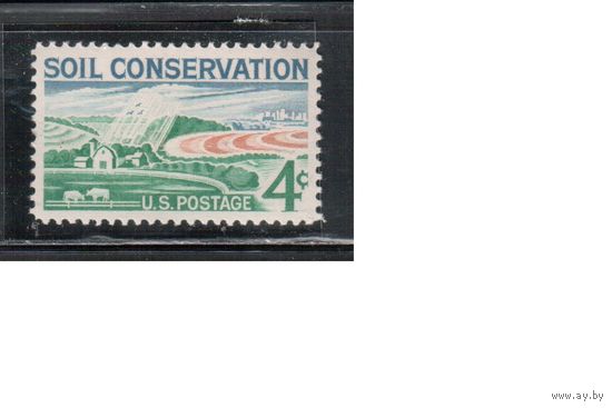 США-1959, (Мих.758),  ** , Экология, Вода(одиночка)