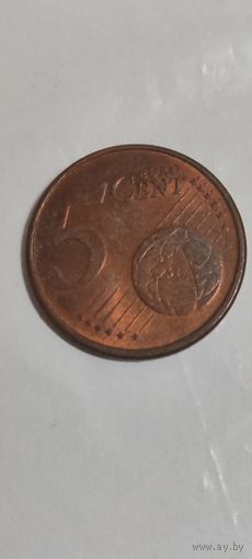 Франция 5 евроцентов 2015