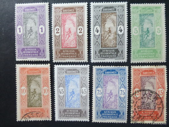 Франция\1732\ колонии Франции.ДАГОМЕЯ 1913-1938 MH\гаш
