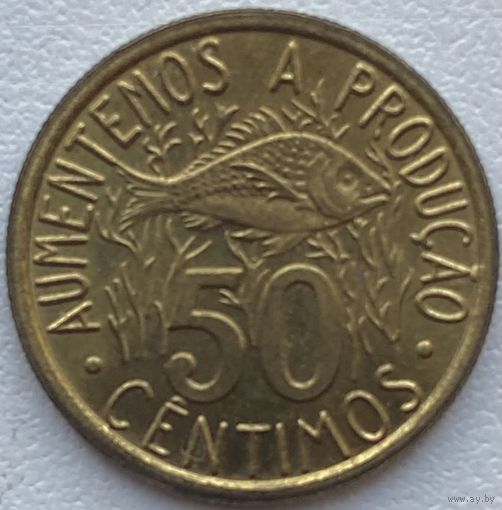 Сан-Томе и Принсипи 50 сентимо 1977 г.