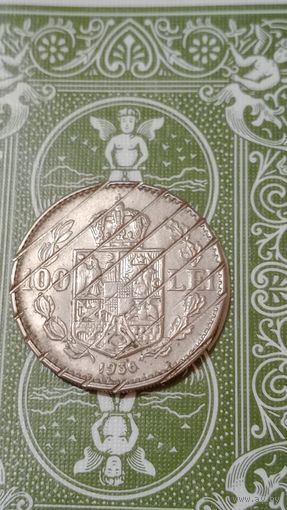 Румыния 100 леев 1936 гашение