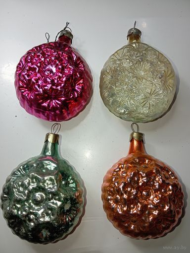 Ёлочные игрушки - Снежинки , СССР . Цена за всё