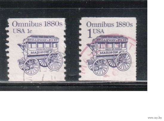 США-1983-1986, (Мих.1649,1860), гаш., Стандарт, Транспорт(2)