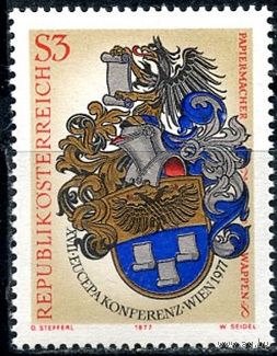 Австрия 1977 г., Mi 1557 - Конференция - Герб