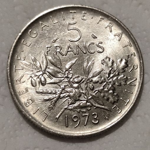 Франция 5 франков, 1973 (14-1-1)