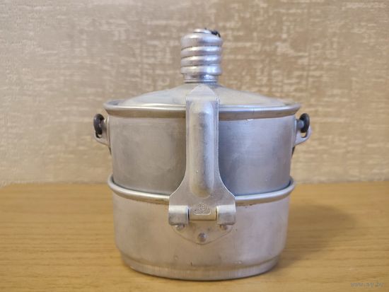Котелок ВДВ, комбинированный (котелок+миска+фляга (чехол), СССР