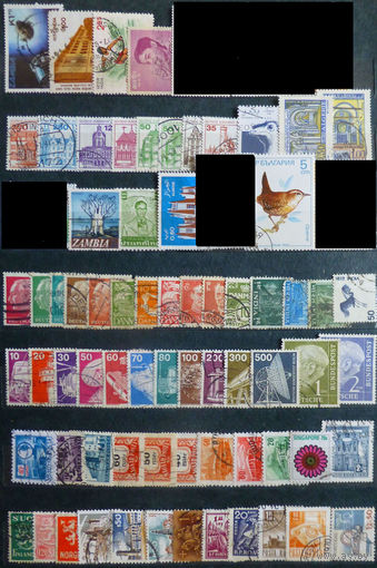 Набор марок \390\стандарт архитектура персоналии 71шт