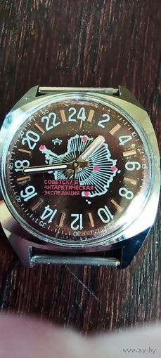Лоты с рубля, редкие часы советская антарктическая экспедиция,6 станций состояние