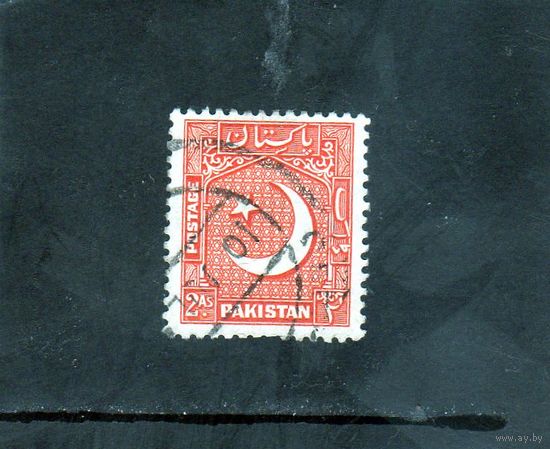 Пакистан. Ми-49. Стандарт. Полумесяц и звезда. 1949.