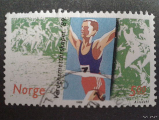 Норвегия 1989 спорт, бег