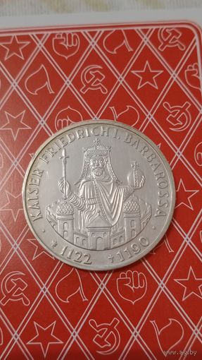 Германия 10 марок 1990 кайсер Фридрих Барбаросса